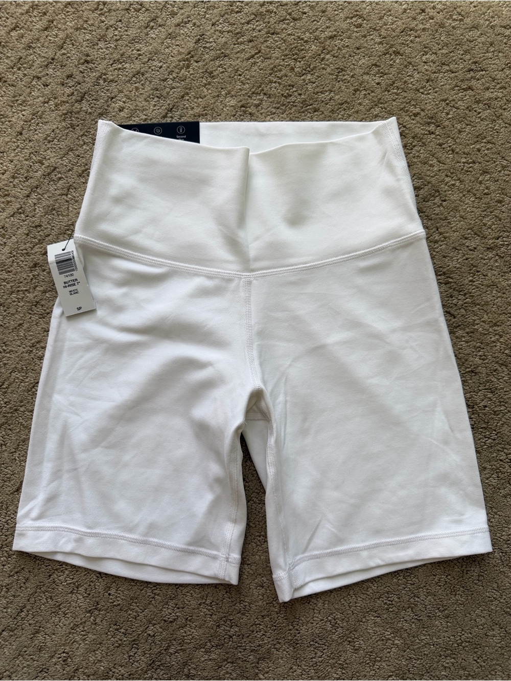 TNA | Atmosphere White Biker Shorts